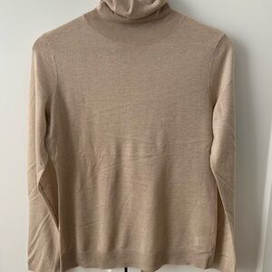 Brunello Cucinelli Tan Turtleneck Sweatshirt